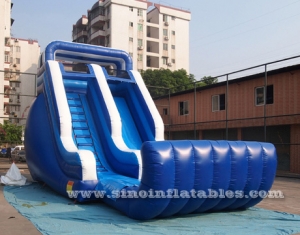 hinchable inflable tobogán con piscina para niños