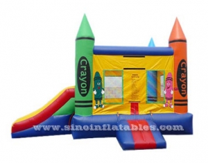 Crayon House Kids Inflable Juego Combo Inflable