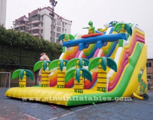 Niños N Adultos Gigante Inflable Forest Diapositiva