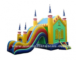 juego combo inflable arco iris
