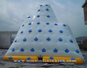 Juego de agua inflable iceberg para uso comercial al aire libre