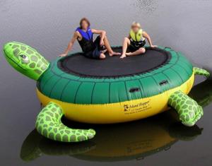 tortuga grande niños n adultos inflable agua trampolín