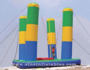 salto gigante de bungee inflable para adultos