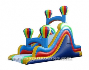 arco iris de globos de los niños diapositiva inflable
