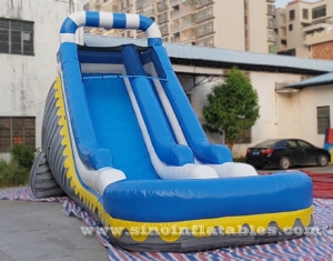 tobogán acuático inflable para fiestas infantiles piscina