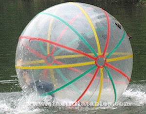 tiras de colores pvc bola de hamster de agua inflable