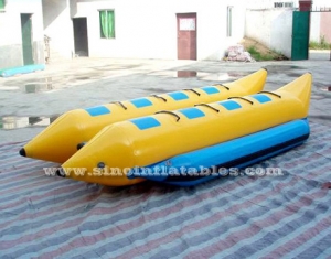 Bananera inflable doble fila 8 personas