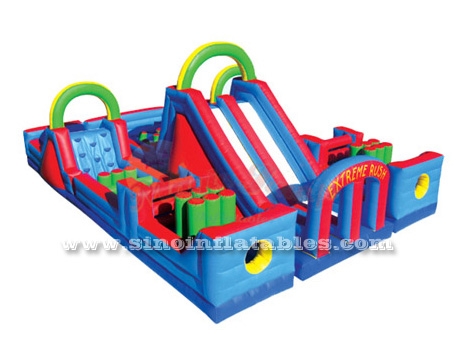 Giant commercial kids inflatable obstacle