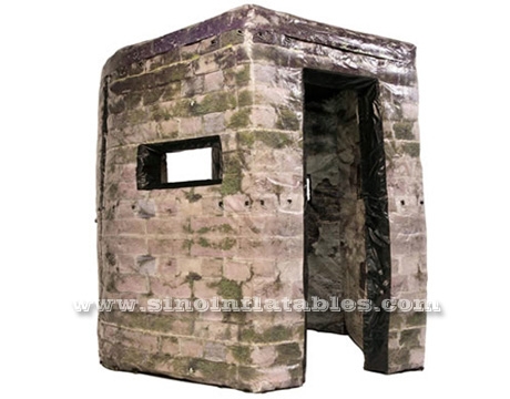 inflatable bunker wall for outdoor shooting game
