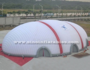 Tienda de cúpula inflable gigante de 40x20 metros de área deportiva