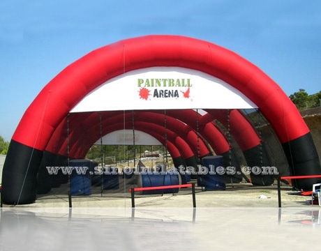 customized design inflatable paintball arean