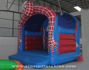 fiesta de niños Spiderman Castillo hinchable inflable con techo