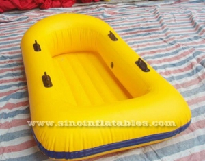kayak inflable amarillo niños y adultos al aire libre
