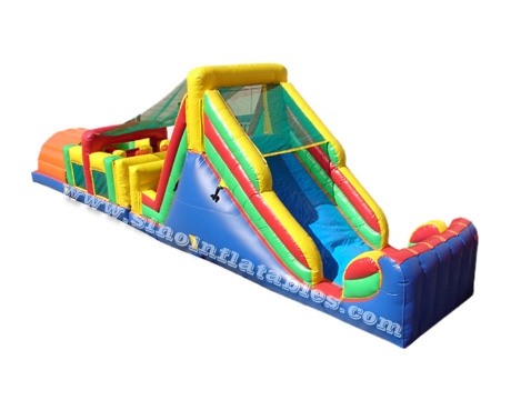 Commercial kids inflatable obstacle games