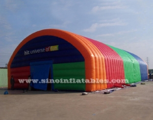 tienda inflable gigante de la arena deportiva colorida