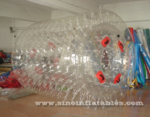 forma de cilindro de pvc bola de rodillo de agua inflable