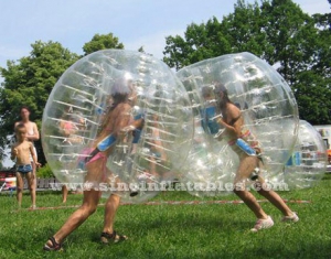  bola de parachoques inflable transparente
