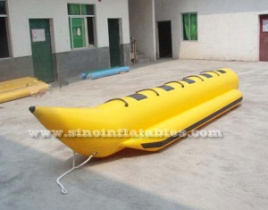 Bote de banana inflable de una sola fila para 5 personas.