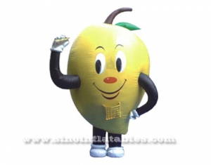 Traje móvil inflable de publicidad de mango