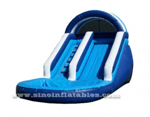tobogán acuático inflable para niños blue ocean con piscina