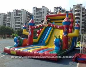 Kids Mickey Mouse inflable tobogán