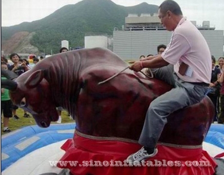 children N adults inflatable rodeo bull rides