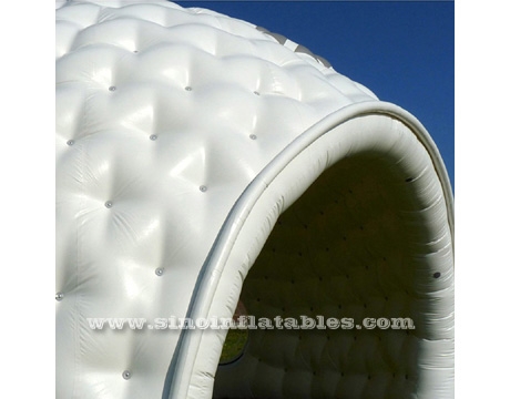 10 meters Dia. white big inflatable golf tent