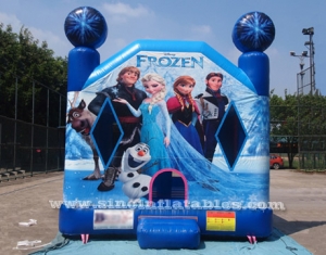 Casa de rebote congelada inflable para niños de grado comercial