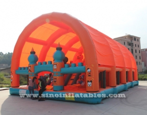 Parque de atracciones inflable más grande de los niños