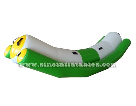 2 person inflatable floating water seesaw