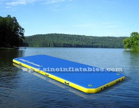 floating platform inflatable walkway