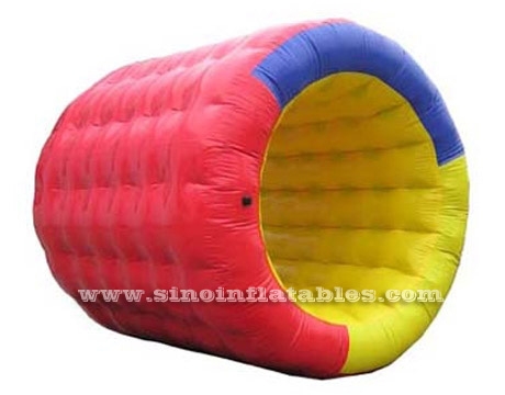 Big cylinder inflatable water roller sport game