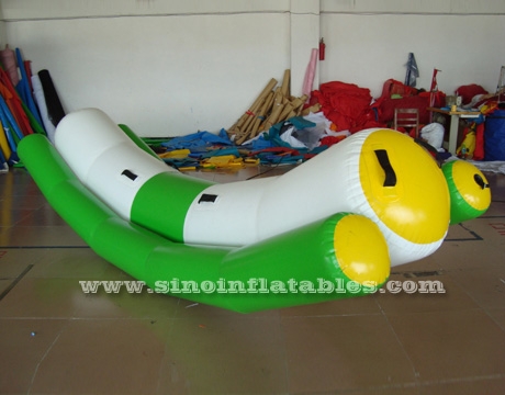 2 person inflatable floating water seesaw