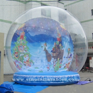 globo de nieve de Navidad inflable gigante humano