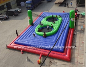adultos grandes inflables bossaball Corte