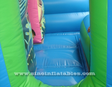 forest tortoise kids inflatable combo castle
