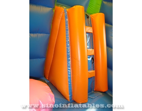 forest tortoise kids inflatable combo castle
