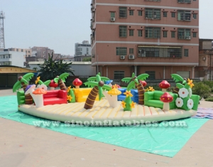 parque de atracciones inflable gigante para niños n adultos