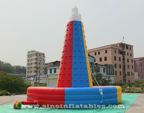 giant rocket inflatable rock climbing wall
