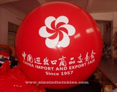 Feria de china publicidad globo de helio inflable