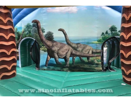 giant jurassic inflatable water park