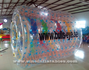 Rodillo de agua inflable de pvc o tpu con tubos extraíbles