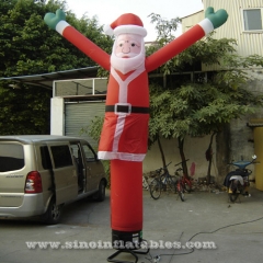 bailarina de aire inflable de santa claus de navidad