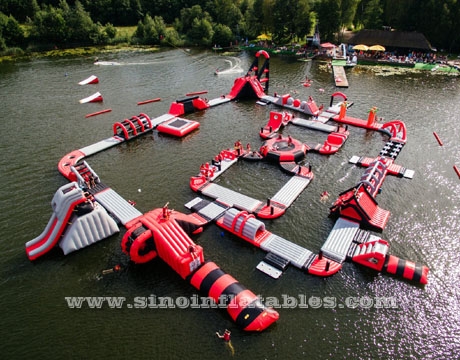 boot camp giant inflatable floating water park for adults