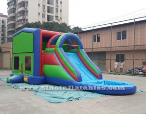  5in1 Casa de rebote inflable para niños con tobogán de agua