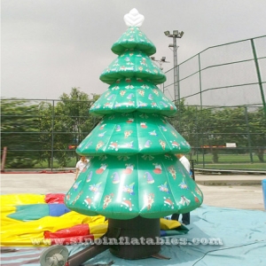 árbol de navidad inflable de publicidad gigante al aire libre