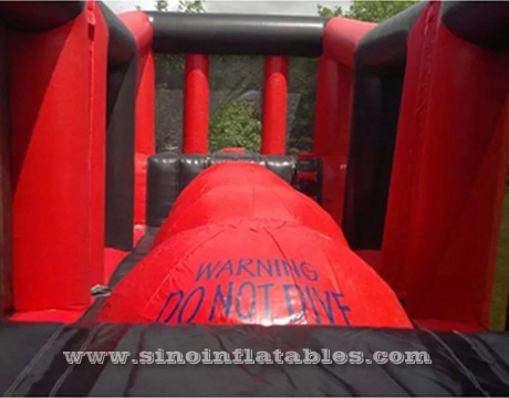 kids N adults wipeout inflatable obstacle course
