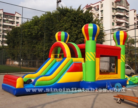 kids inflatable bounce house with slide
