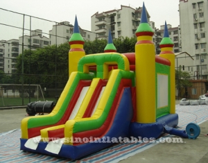 Castillo de sueños para niños castillo hinchable inflable con tobogán