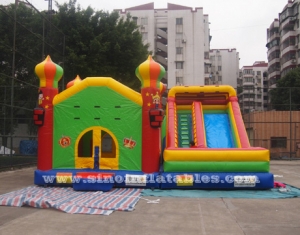 Casa de rebote combo inflable grande para niños